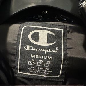 Black Champion Waisted Jacket